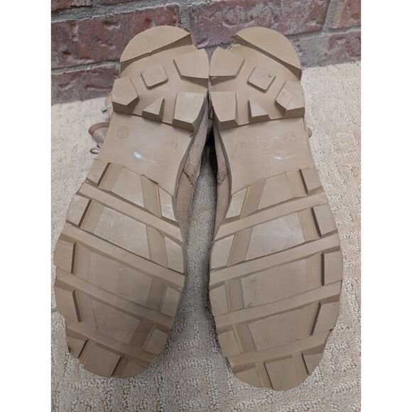 Altama Combat Boots Mens Size 13W Tan Military Hot Weather Steel Toe Vibram Sole - Picture 5 of 12